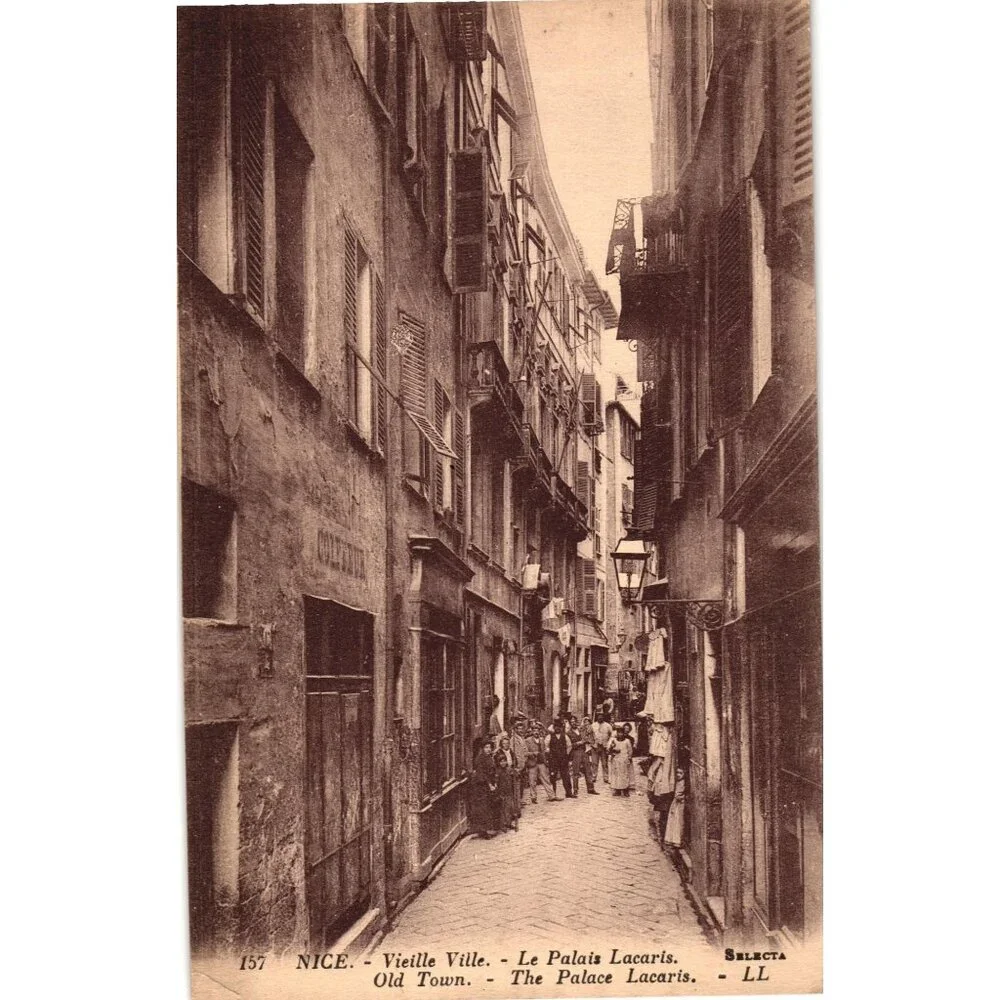 Vintage Nice Palais Lascaris Vieille Ville Old Town Postcard France Unused